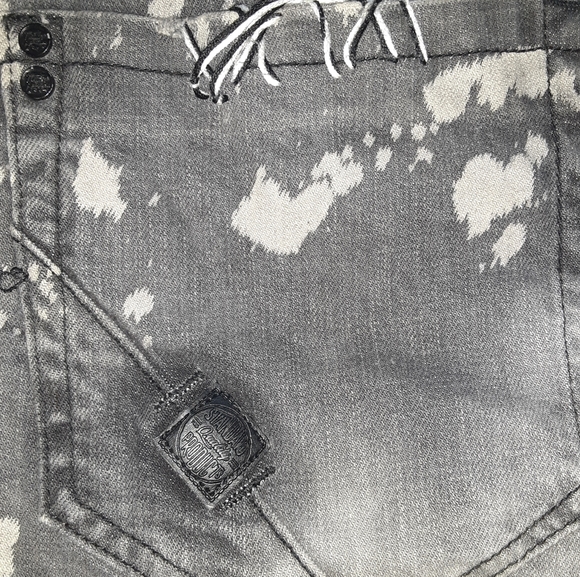 Vintage Americana Men's Distressed Jean Shorts 32 - Picture 8 of 14